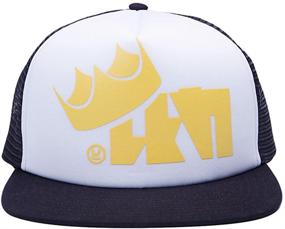 img 3 attached to Inkling Baseball Cap: Flat Billed King Flip Mesh Trucker Caps for Splatfest