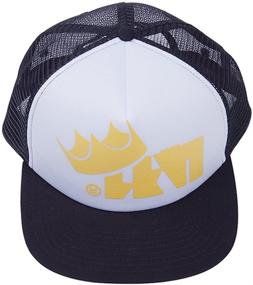 img 1 attached to Inkling Baseball Cap: Flat Billed King Flip Mesh Trucker Caps for Splatfest