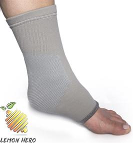 img 2 attached to 🦶 Targeted Relief for Foot and Ankle Pain: Adjustable Foot Compression Sock with Elasticated Wrap