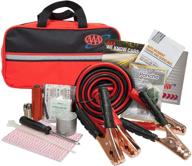 🚗 lifeline aaa premium road kit: 42-piece emergency car kit with jumper cables, flashlight, and first aid kit - 4330aaa (black) logo