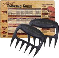 🐻 bbq butler bear paws meat shredders meat smoking guide magnetic tool logo