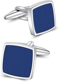 img 4 attached to Mr Van Cufflinks Platinum Gemstone Jewelry