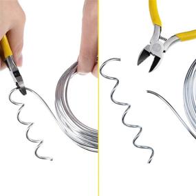 img 1 attached to 🛠️ Tatuo Bendable Round Nosed Beading & Jewelry Making Tool - Silver Aluminum