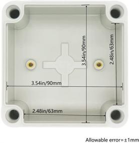 img 1 attached to 🔒 Dustproof Waterproof Industrial Electrical Product: Zulkit Ensures Premium Protection for Electronics