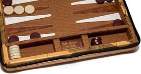 img 1 attached to Magnetic Backgammon: Experience the Classic Game with Nations New York Touch