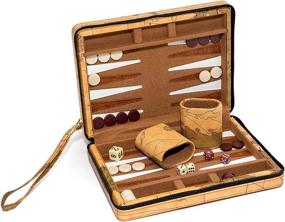 img 3 attached to Magnetic Backgammon: Experience the Classic Game with Nations New York Touch