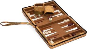 img 2 attached to Magnetic Backgammon: Experience the Classic Game with Nations New York Touch