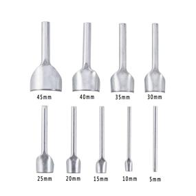 img 3 attached to 🔧 Hanperal 9-Piece Leather Half-Round Cutter Punch Tools Set for DIY Craft Handwork