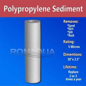 img 3 attached to Картридж осадочного фильтра Ronaqua из полипропилена