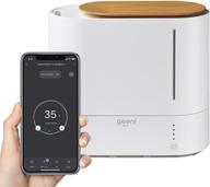 🌬️ geeni soothe wi-fi smart humidifier with humistat humidity control, ultrasonic cool mist, and essential oil diffuser - app control, alexa and google assistant compatible логотип