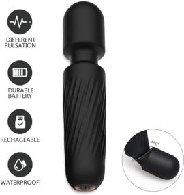 img 3 attached to 💆 Enhanced Comfort and Relief: Rechargeable Mini Personal Massager with 10 Patterns for Muscle Tension and Full Body Relaxation - Waterproof and Portable