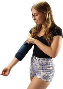 img 3 attached to 🤲 Premium Adult Elbow Immobilizer Stabilizer Support Brace/Splint - Cubital Tunnel Brace for Sleeping - Ulnar Nerve Brace, Tennis, Tendonitis Elbow Support - Small/Medium