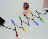 christmas charger charging multicolor compatible car electronics & accessories logo