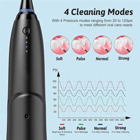 img 2 attached to Lucuma Cordless Water Flosser - 4 Modes Deformable Oral Irrigator for Travel and Home - Portable, Battery Operated, and IPX7 Waterproof