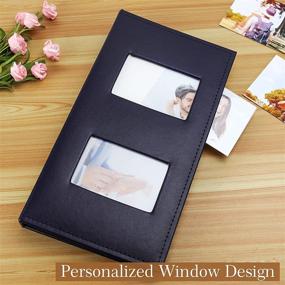 img 1 attached to Vienrose 4x6 Photo Album: Elegant Leather Frame Cover with 300 Pockets, Perfect for Wedding Family Baby Vacation Pics