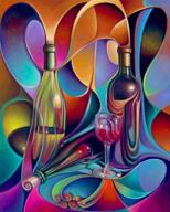 🍷 ritoti 5d diamond painting kits: stunning wine bottle art for home decor logo