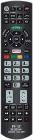 img 4 attached to 📺 Gvirtue Universal Replacement Remote Control PN-1LC: Compatible with Panasonic TV, LCD, LED, 3D, Smart 4K Ultra HD, Netflix, Viera Link Buttons