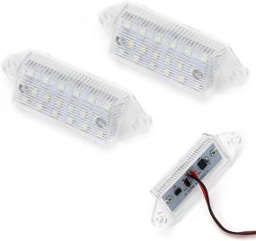 img 3 attached to 🚗 Enhance Your Mitsubishi Lancer & Evolution X with iJDMTOY OEM-Fit Full LED License Plate Light Kit!