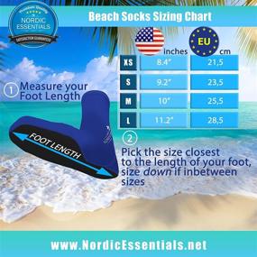 img 3 attached to 🏖️ Beach Socks [2 Pairs] - Nordic Essentials - 1 Year Warranty - Enhanced SEO