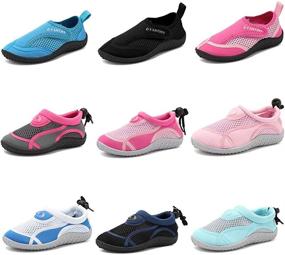 img 3 attached to CIOR Toddler Kid Water Shoes Aqua Shoes for Girls and Boys | Swimming Pool, Beach, Sports Athletic Footwear