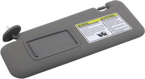 img 1 attached to 🌞 Ezzy Auto Gray Left Driver Side Sun Visor for Highlander 2008-2013 (74320-48500-B0): Enhance Sun Protection & Interior Aesthetics