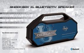 img 1 attached to NCAA Gonzaga Bulldogs XL Bluetooth Speaker in Team Colors, Wirelessly Compatible