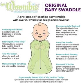 img 3 attached to 🧸 Плед для укутывания Woombie Original в цвете Zen Gray, 3-6 месяцев