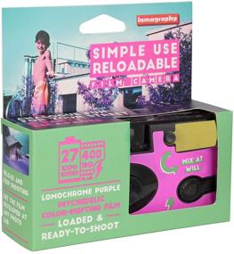 img 2 attached to 📷 Lomography Simple Use Reloadable Film Camera with LomoChrome Purple Film