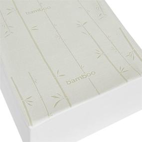 img 2 attached to 🛏️ Royal Bedding Premium Hypoallergenic Bamboo Mattress Protector: Waterproof, Soft, Breathable, Pillow Top. Elasticized Fitted Style. Top Split King Size.