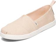 👧 туфли toms alpargata индиго для маленьких девочек логотип