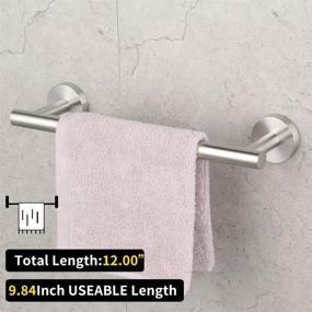 img 3 attached to Contemporary 12 Inch Stainless Bathroom Organizer