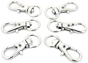 img 3 attached to 🔗 Metal Small Swivel Clasps: Pack of 50 Lobster Claw Clasp Jewelry Findings