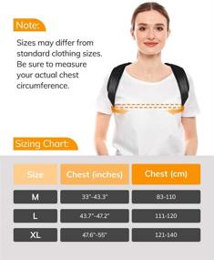 img 3 attached to AEVO Compact Posture Corrector for Men and Women: Adjustable Back Brace for Clavicle Support & Pain Relief – Invisible & Comfortable Back Straightener