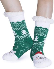 img 4 attached to 🎅 BFUSTYLE Reindeer-themed Holiday Stockings for Boys' Clothing