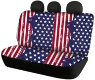 afpanqz stars and stripes car back seat covers protector rear car seat cushion dust and scratch proof universal fits car logo