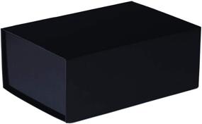 img 4 attached to Classy and Practical: Jillson Roberts 2-Count Small Magnetic Closure Luxury Gift Boxes in Black Matte
