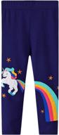 stretch leggings rainbow patterns 5_years logo