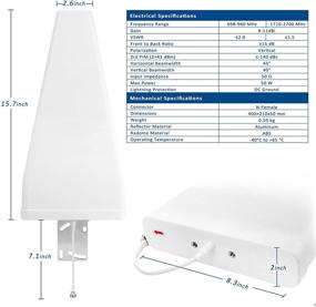 img 3 attached to Directional Antenna Universal Outdoor 1710 2700