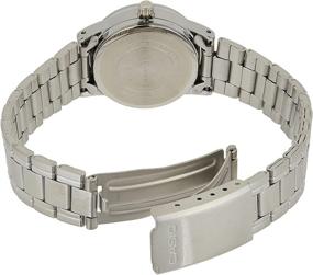 img 3 attached to Casio LTP V002D 1B Womens Standard Stainless