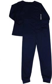 img 1 attached to 🔵 Navy Boys' Thermal Long Underwear: Perfect for Boys' Clothing & Underwear