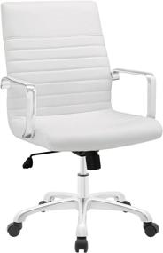 img 3 attached to 🪑 Enhanced SEO: Modway MO-EEI-1534-WHI Finesse Mid Back Office Chair in White