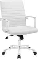 🪑 enhanced seo: modway mo-eei-1534-whi finesse mid back office chair in white logo