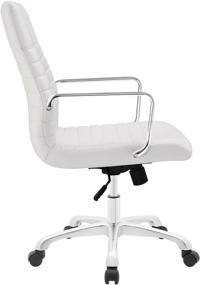 img 2 attached to 🪑 Enhanced SEO: Modway MO-EEI-1534-WHI Finesse Mid Back Office Chair in White