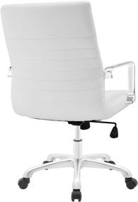 img 1 attached to 🪑 Enhanced SEO: Modway MO-EEI-1534-WHI Finesse Mid Back Office Chair in White