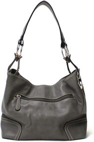 img 2 attached to Janin Handbag Bucket Shoulder Hardware Women's Handbags & Wallets in Hobo Bags