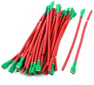 🚗 30 pieces car speaker insulation terminal wire connector cable in red and green - uxcell logo