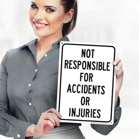 img 3 attached to 🛑 Accident Injury Liability Disclaimer Sign