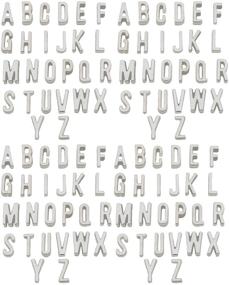 img 4 attached to ✨ YYaaloa A-Z Alphabet Letter Bracelet Charms (4 sets / 104pcs) DIY Pendant Charms for Crafting, Bracelet Necklace Earring Jewelry Making