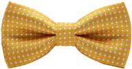 mumusung polka solid bowtie yellow logo