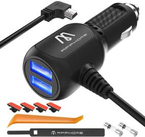 img 4 attached to 🚗 APPHOME Car Charger for Garmin Nuvi: 6.6ft Mini USB Charing Cord, 12V/36V Vehicle Power Adapter, Compatible with Nuvi 2539LMT, 2597LMT & Dashcam